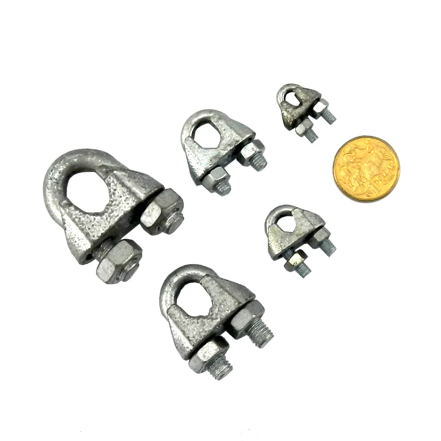 Cable Clamp - Galvanised - 6mm - Image 5