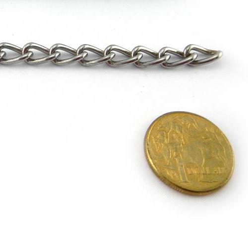 Chrome Curb Chain 1.2mm  x 30m - Image 3