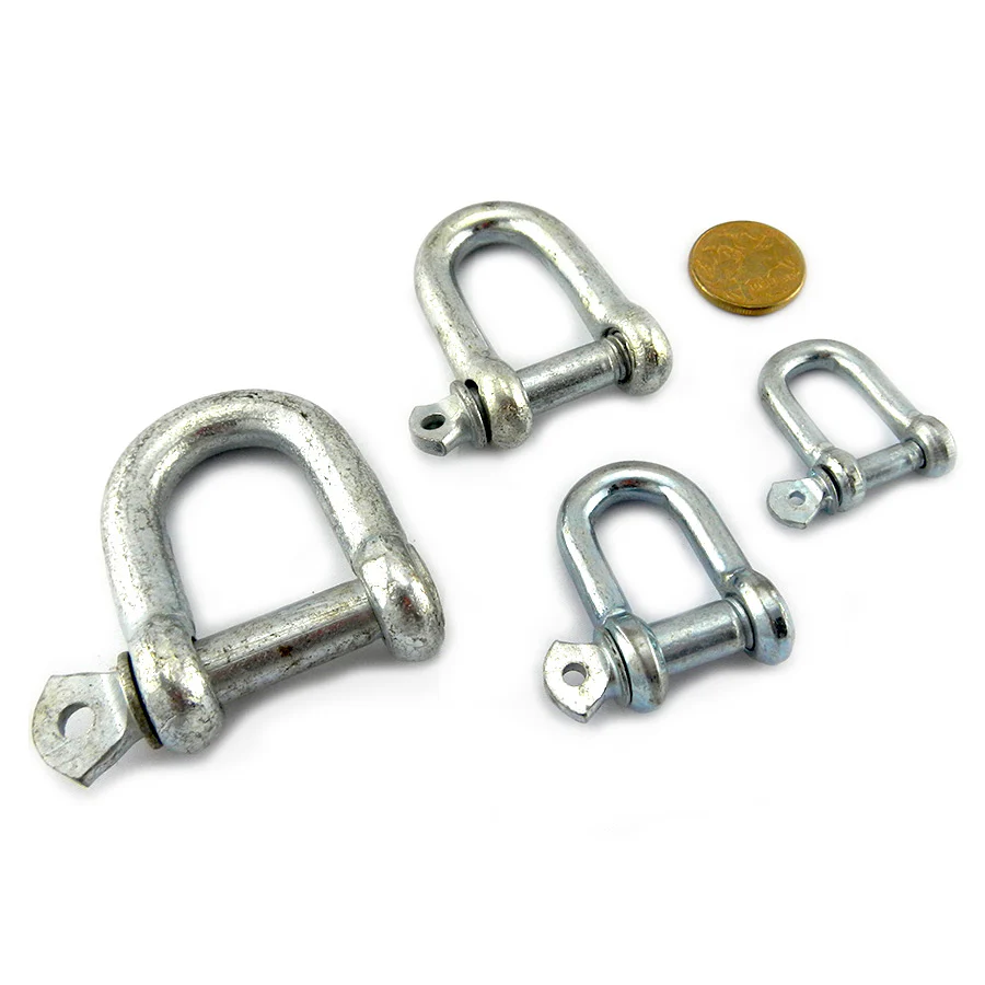 D Shackle - Zinc - 10mm - Image 3
