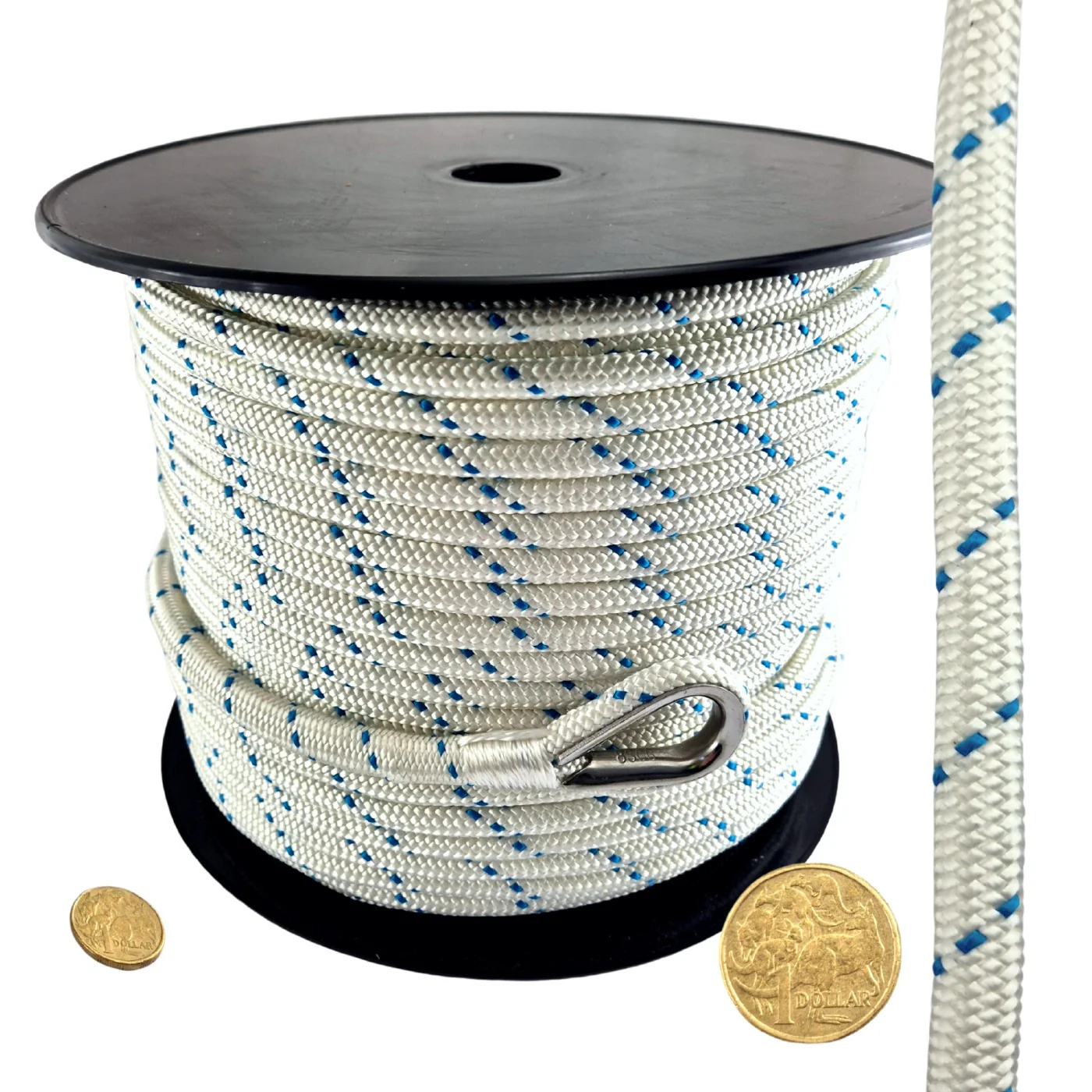 Double Braided Polyester Rope with Thimble Eye - Image 3