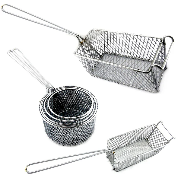 Deep Fryer Basket - Round - Medium - 220mm - Image 3