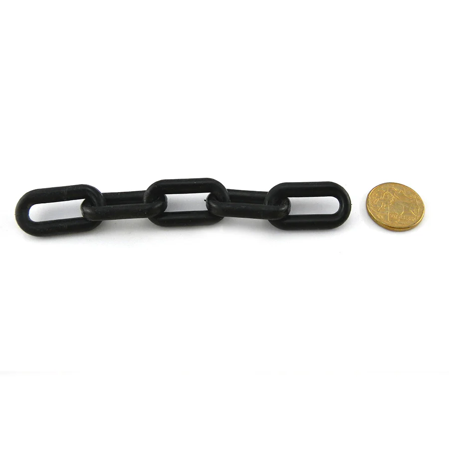 Plastic Chain - Black - 6mm x 40m - Image 3