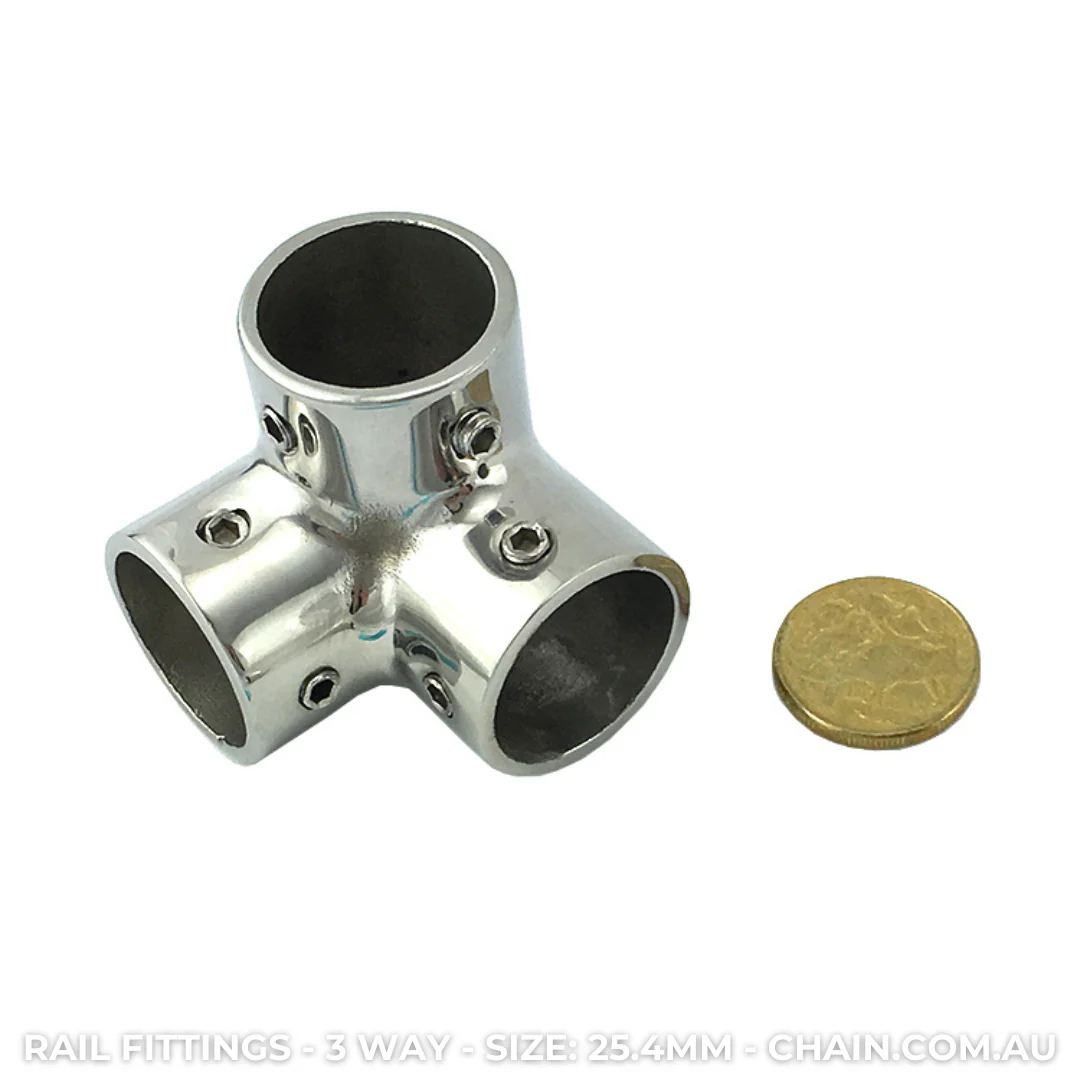 Rail Fittings - 3 Way Corner - Image 3