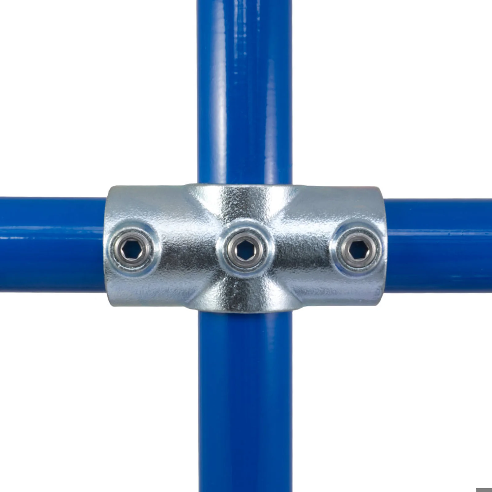 Two Socket Cross for Galvanised Pipe (Interclamp Code 119) - Image 3