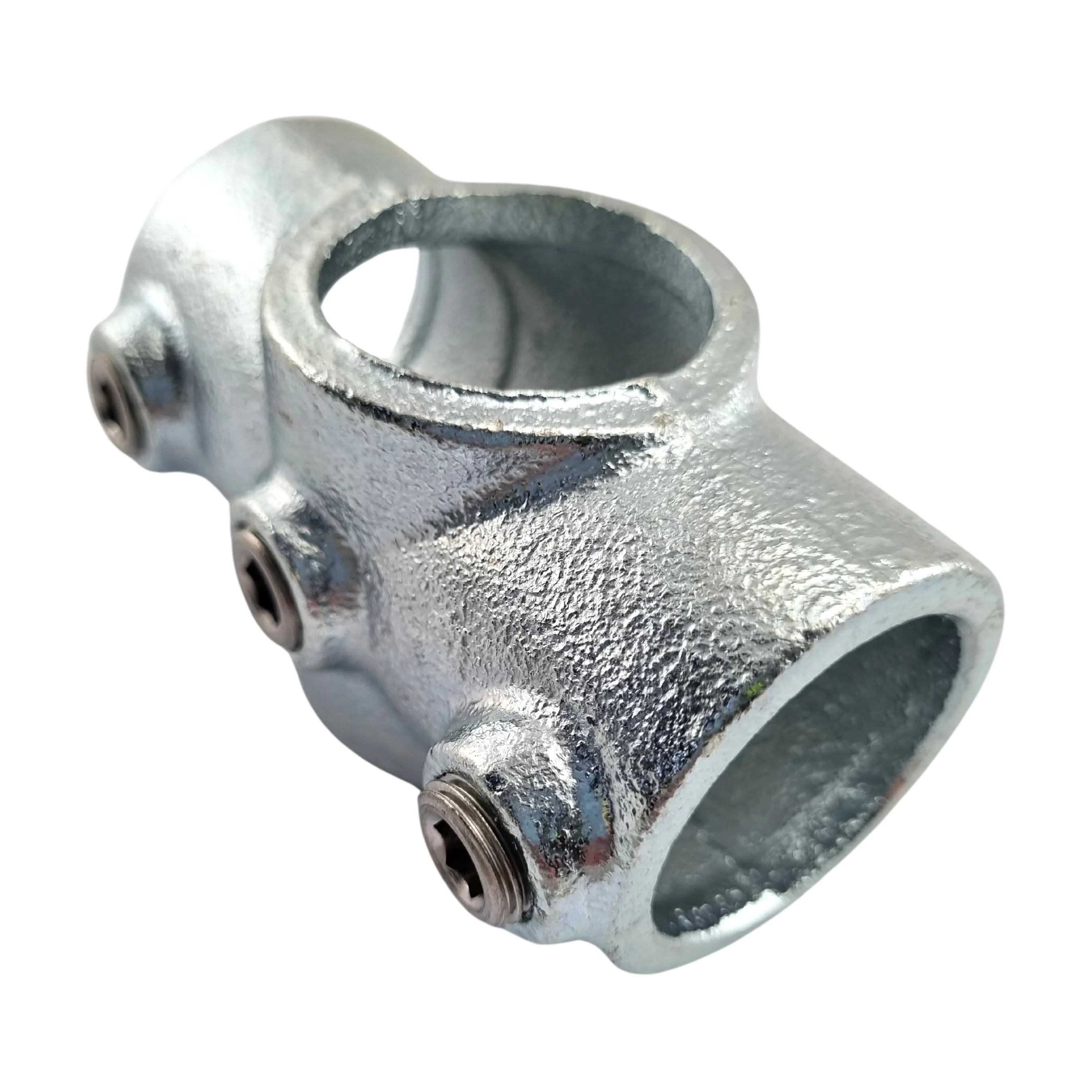 Two Socket Cross for Galvanised Pipe (Interclamp Code 119) - Image 5